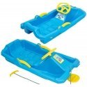 Enero PLASTIC SLEDGE WITH BRAKE AND HAND ADAŚ 84x43x25CM BLUE Enero PLASTIC SLEDGE WITH BRAKE AND HAND ADAŚ 84x43x25CM BLUE