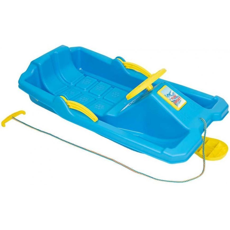 Enero PLASTIKINĖS ROGĖS SU STABDŽIU IR RANKA ADAŚ 84x43x25CM MĖLYNA – 2