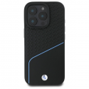 Dėklas BMW BMHMP16X23RDCLK iPhone 16 Pro Max 6.9" juoda/juodas hardcase Sign Leather Textured And Line MagSafe Dėklas BMW BMHMP16X23RDCLK iPhone 16 Pro Max 6.9" juoda/juodas hardcase Sign Leather Textured And Line MagSafe