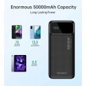 Išorinė baterija Power Bank Choetech B732 22.5W 50000mAh juoda Išorinė baterija Power Bank Choetech B732 22.5W 50000mAh juoda