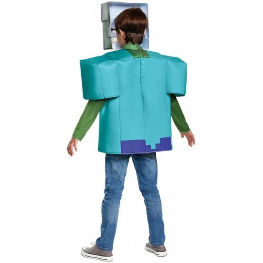 Almarina Minecraft strój karnawałowy dla chłopca Zombie kostium przebranie 110-122 cm (4-6 lat) – 3