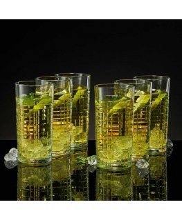Set of 6 tall Jack glasses 350 ml AMBITION
