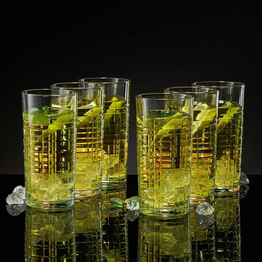 Komplet 6 szklanek wysokich Jack 350 ml AMBITION