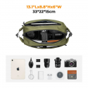 Kampf Fotografijos krepšys - K&f Concept Alpha Sling Bag 10l Žalias Kampf Fotografijos krepšys - K&f Concept Alpha Sling Bag 10l Žalias