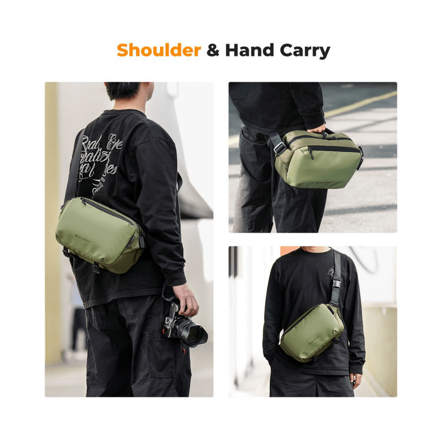 Kampf Fotografijos krepšys - K&f Concept Alpha Sling Bag 10l Žalias – 4