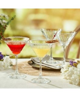 Komplet 4 kieliszków do martini Elysia 220 ml PASABAHCE