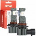 Żarówki samochodowe led seria hybrid hb3 hir1 h10 6000k canbus 60w amio-04117