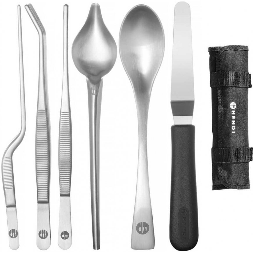 Hendi Chef's tool set for decorating dishes, sushi cakes, 6 pcs. - satin finish