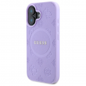 Case Guess GUHMP16MPSAPSMEU iPhone 16 Plus 6.7" purple/purple hardcase Saffiano Peony Classic Logo MagSafe Case Guess GUHMP16MPSAPSMEU iPhone 16 Plus 6.7" purple/purple hardcase Saffiano Peony Classic Logo MagSafe