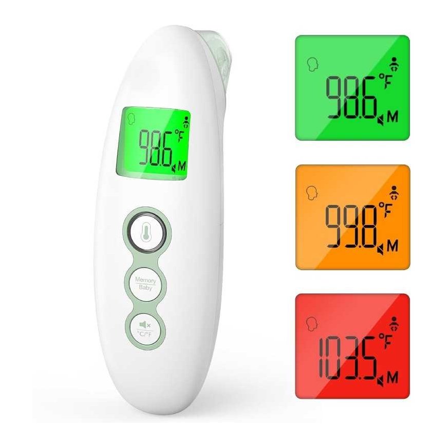 MOMCOZY NON-CONTACT FOREHEAD AND EAR THERMOMETER