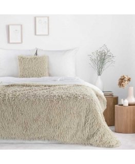 Eurofirany BLANKET/ADORE/BEIGE 130X170 BEIGE