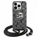 Case Karl Lagerfeld KLHMP16LHCKCKLCK iPhone 16 Pro 6.3" black/black hardcase IML Crossbody Monogram Karl & Choupette Head MagSaf Case Karl Lagerfeld KLHMP16LHCKCKLCK iPhone 16 Pro 6.3" black/black hardcase IML Crossbody Monogram Karl & Choupette Head MagSaf