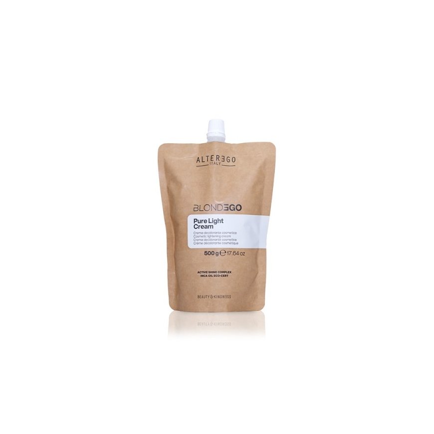 Alter Ego BlondEgo Pure Light Cream - rozjaśniacz do włosów w kremie, 500g
