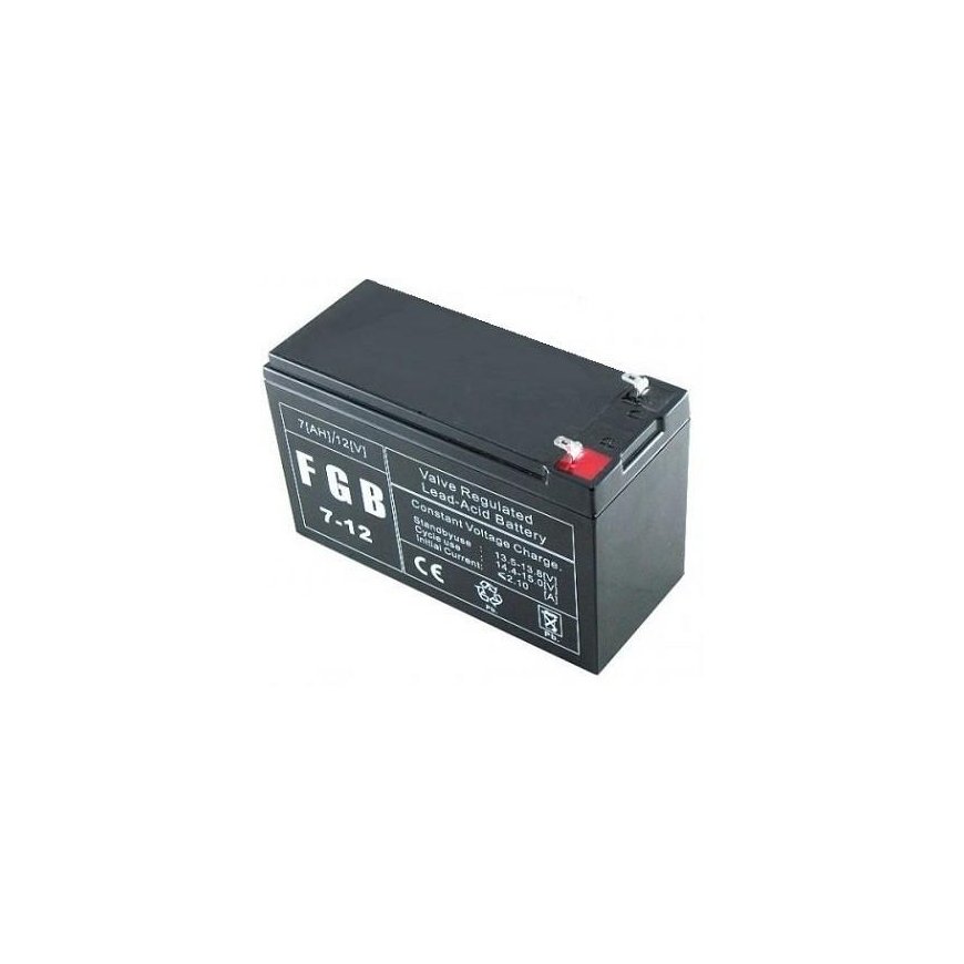 FGB BATTERY 12V 7AH VRLA/FGB7-12 EMU