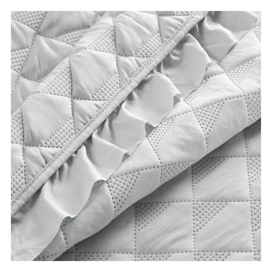 Narzuta Vanesa 220x240 silver with falbank Eurofirany Lovatiesė – 5