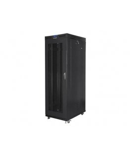 SZAFA INSTALACYJNA RACK STOJĄCA 19" 42U 800X800 Juoda DRZWI PERFOROWANE LCD LANBERG (FLAT PACK)