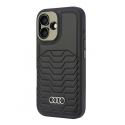 Case Audi Synthetic Leather MagSafe iPhone 16 6.1" black/black hardcase AU-TPUPCMIP16-GT/D3-BK Case Audi Synthetic Leather MagSafe iPhone 16 6.1" black/black hardcase AU-TPUPCMIP16-GT/D3-BK