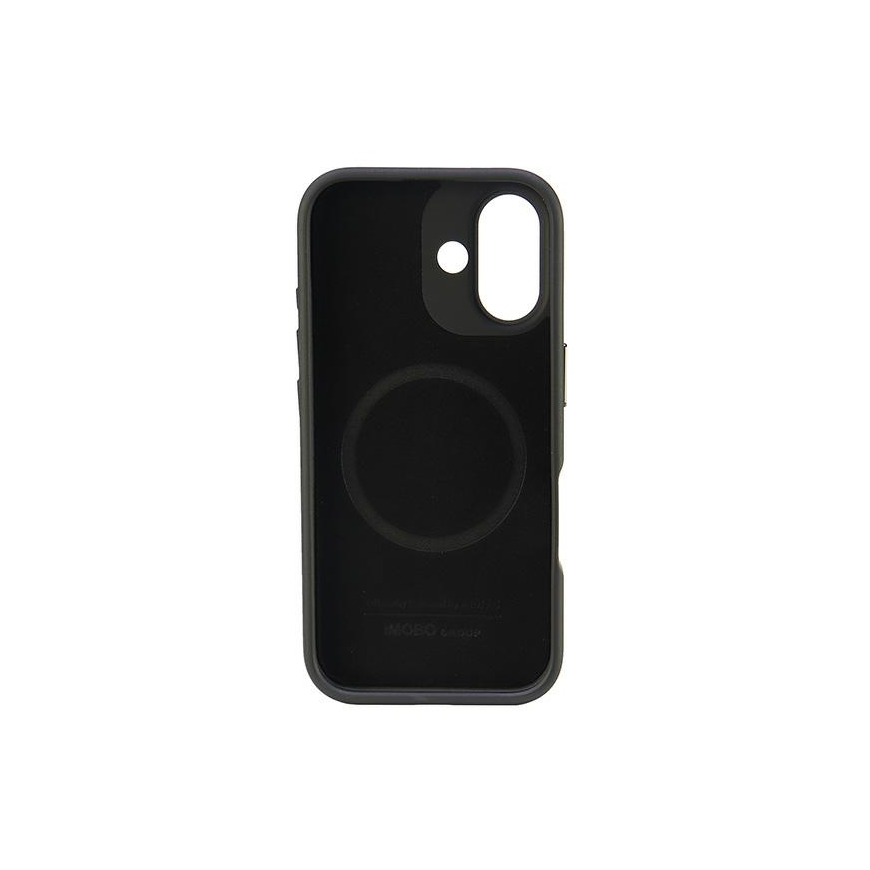 Dėklas Audi Synthetic Leather MagSafe iPhone 16 6.1" juoda/juodas hardcase AU-TPUPCMIP16-GT/D3-BK – 5