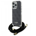 Case Guess GUHCP16XHC4SEK iPhone 16 Pro Max 6.9" black/black hardcase Crossbody Cord 4G Print Case Guess GUHCP16XHC4SEK iPhone 16 Pro Max 6.9" black/black hardcase Crossbody Cord 4G Print