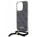 Case Guess GUHCP16XHC4SEK iPhone 16 Pro Max 6.9" black/black hardcase Crossbody Cord 4G Print Case Guess GUHCP16XHC4SEK iPhone 16 Pro Max 6.9" black/black hardcase Crossbody Cord 4G Print