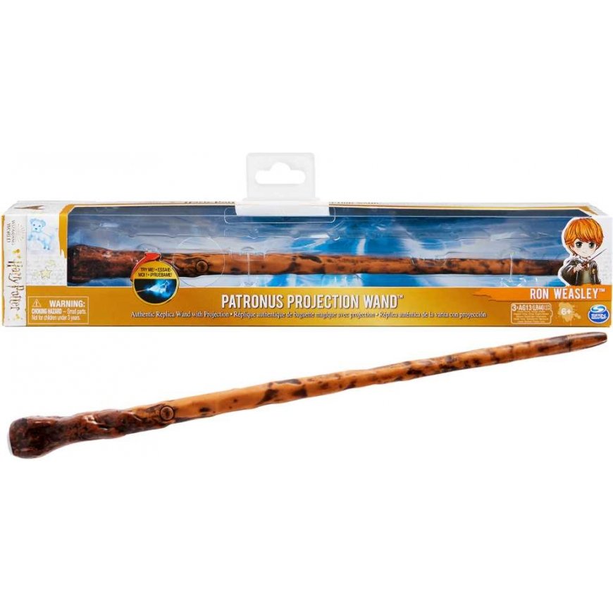 Harry Potter Ron Weasley magiczna różdżka patron projector
