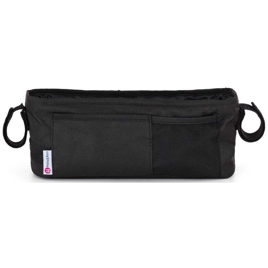Petite&Mars Pocket - a convenient stroller holder | Absolute black