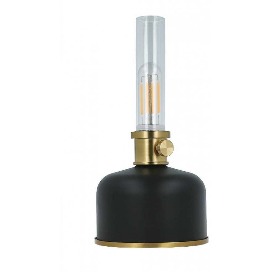 Forever Retro Petroleum LED Lamp black
