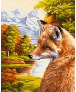 Beldizart Wizardi Painting by Numbers Kit Fox 40x50 cm H055