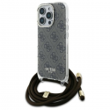 Case Guess GUHCP16XHC4SEW iPhone 16 Pro Max 6.9" brown/brown hardcase Crossbody Cord 4G Print Case Guess GUHCP16XHC4SEW iPhone 16 Pro Max 6.9" brown/brown hardcase Crossbody Cord 4G Print