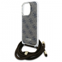 Case Guess GUHCP16XHC4SEW iPhone 16 Pro Max 6.9" brown/brown hardcase Crossbody Cord 4G Print Case Guess GUHCP16XHC4SEW iPhone 16 Pro Max 6.9" brown/brown hardcase Crossbody Cord 4G Print