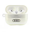 Dėklas Audi IML Geometric Pattern AirPods Pro 2 cover balta/baltas AU-IMLAPP2-A6/D3-WE Dėklas Audi IML Geometric Pattern AirPods Pro 2 cover balta/baltas AU-IMLAPP2-A6/D3-WE