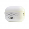 Case Audi IML Geometric Pattern AirPods Pro 2 cover white/white AU-IMLAPP2-A6/D3-WE Case Audi IML Geometric Pattern AirPods Pro 2 cover white/white AU-IMLAPP2-A6/D3-WE
