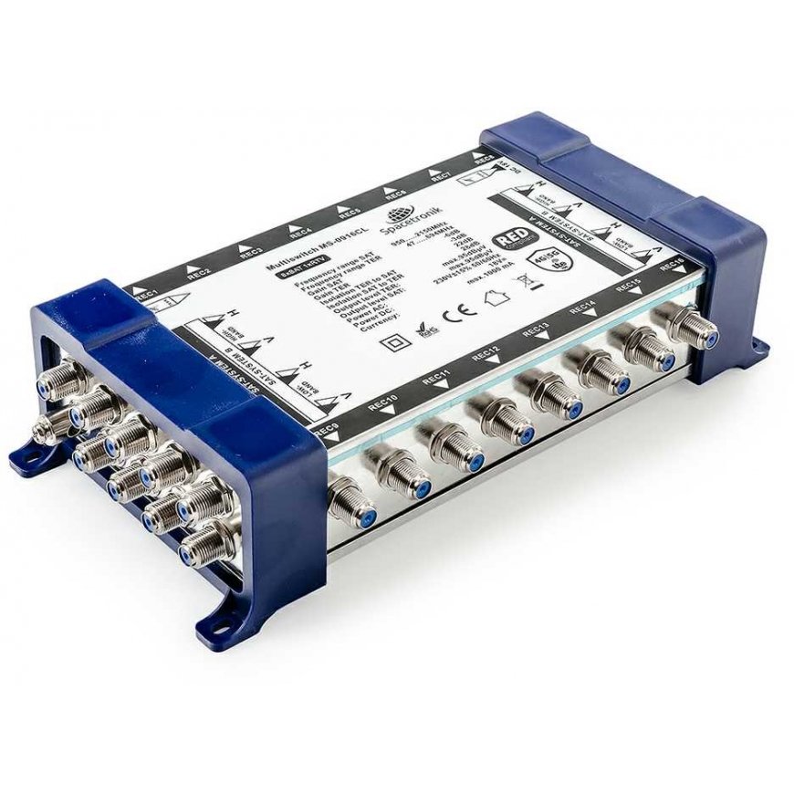Splitter Multiswitch Spacetronik Pro Series MS-0916CL 9/16C – 3