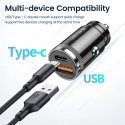 Jellico F7 57W Metāla Divu portu Ātrais Adaptīvais Auto Lādētājs Jellico F7 57W Metāla Divu portu Ātrais Adaptīvais Auto Lādētājs
