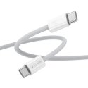 Jellico IP15 Плетенной ткани iPhone 15 / 16 USB-C на USB-C Кабел