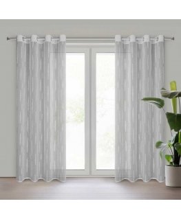 Eurofirany ZAS/ALENI/SILVER 140X250 TRANSL