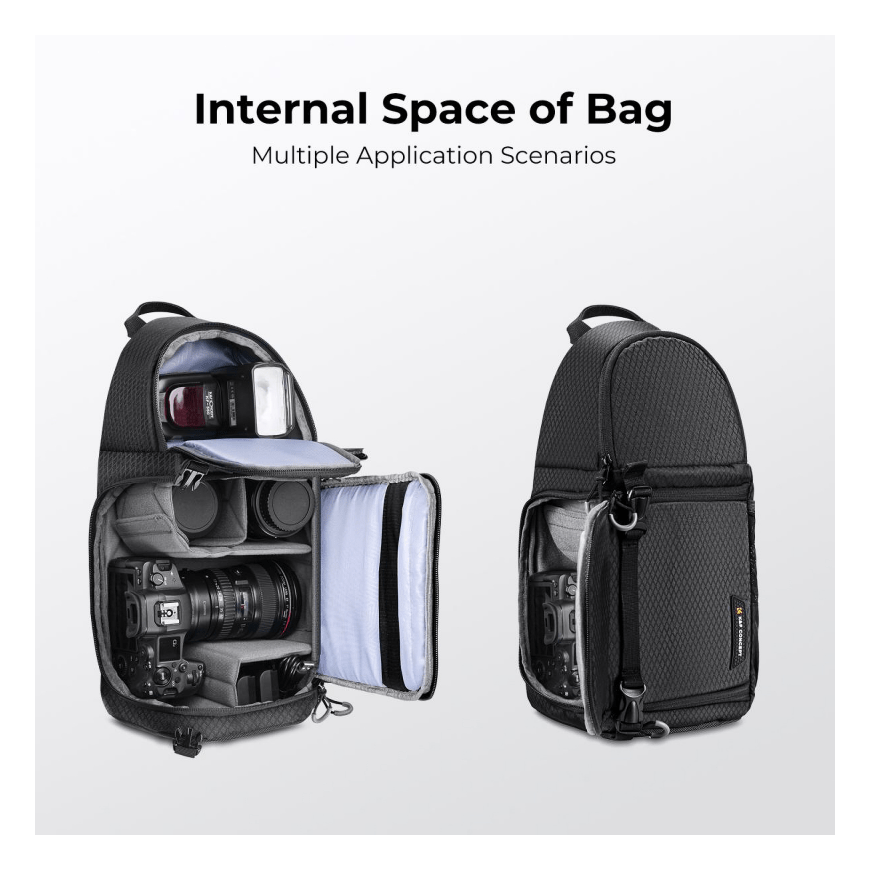 Kampf K&F Concept Beta Messenger 10 l photo backpack - black – 3