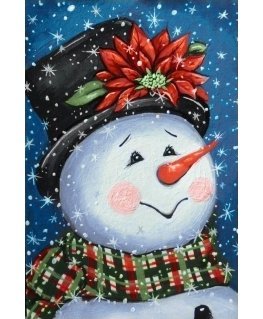 Beldizart (Discontinued) Gorgeous Snowman 20*30 cm WD2437
