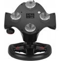 Steering wheel Marvo GT-903, steering wheel with pedals and gear lever, 16przycisk, USB, black