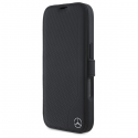 Dėklas Mercedes MEBKP16S23RBGVK iPhone 16 6.1" juoda/juodas Leather Wood Imitation Dėklas Mercedes MEBKP16S23RBGVK iPhone 16 6.1" juoda/juodas Leather Wood Imitation