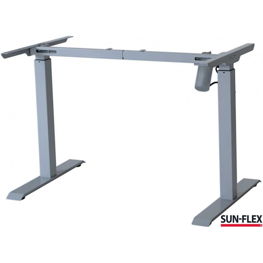 Adjustable height desk frame SUN-FLEX ADAPT I, gray