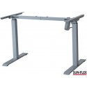 Adjustable height desk frame SUN-FLEX ADAPT I, gray Adjustable height desk frame SUN-FLEX ADAPT I, gray