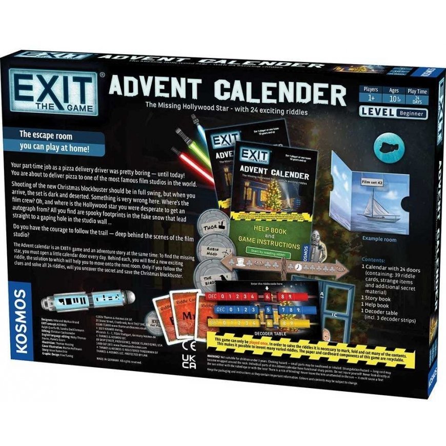 Kosmos Exit: The Game - Advent Calendar: The Missing Hollywood Star – 3