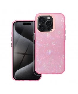 Fusion Tutti Frutti silicone case for Apple iPhone 16 Pro pink
