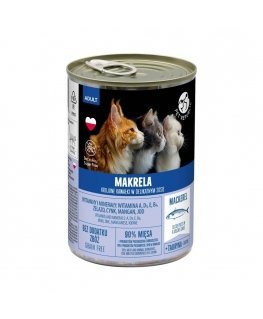 PETREPUBLIC Tükid kastmes makrelliga - Märgtoit kassidele - 400g