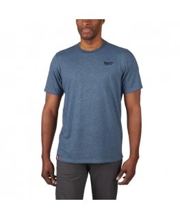 MILWAUKEE T-SHIRT Z KRÓTKIM RĘKAWEM - NIEBIESKI HTSSBLU-L
