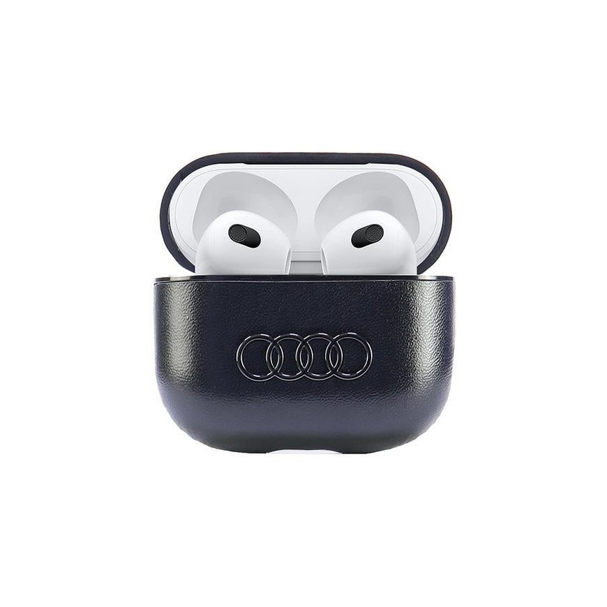 Audi Leather Big Logo AirPods 3 cover czarny|black AU-AP3-GT|D3-