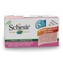 SCHESIR Chicken fillets with ham in jelly - wet cat food - 6x50g SCHESIR Chicken fillets with ham in jelly - wet cat food - 6x50g