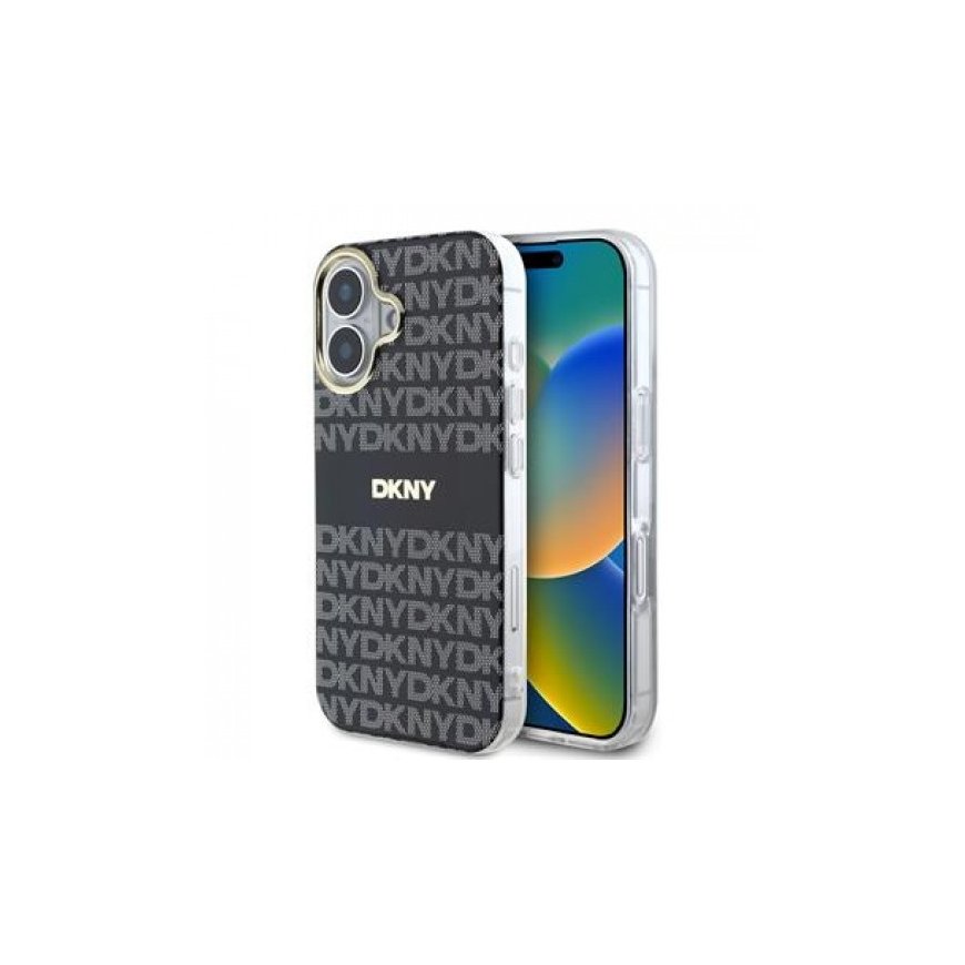 DKNY PC|TPU Repeat Pattern Tonal Stripe Magsafe Case for iPhone