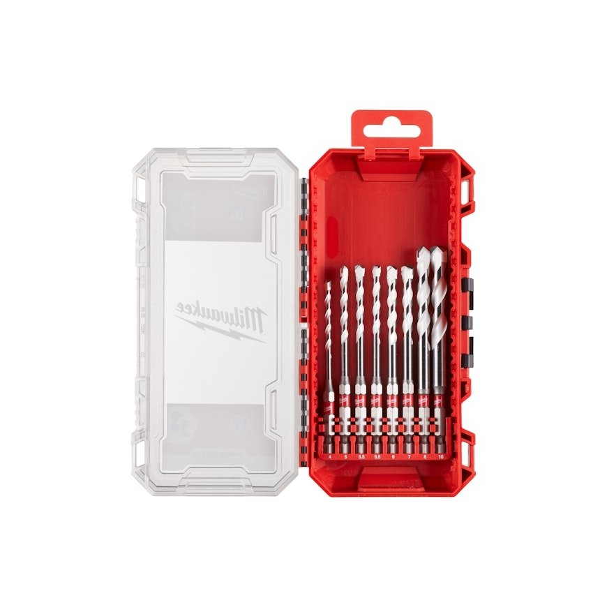 MILWAUKEE UNIVERSAL DRILL BIT komplekts. 8gab